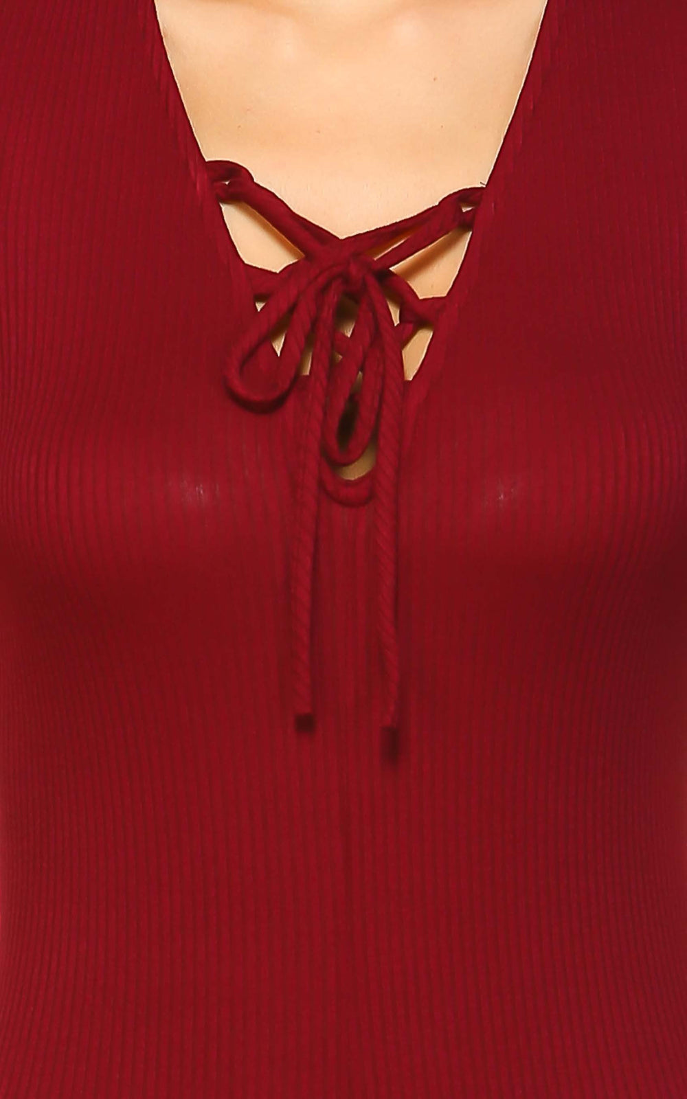 Women's Bodysuit Tops with Soft Ribbed Half Sleeve