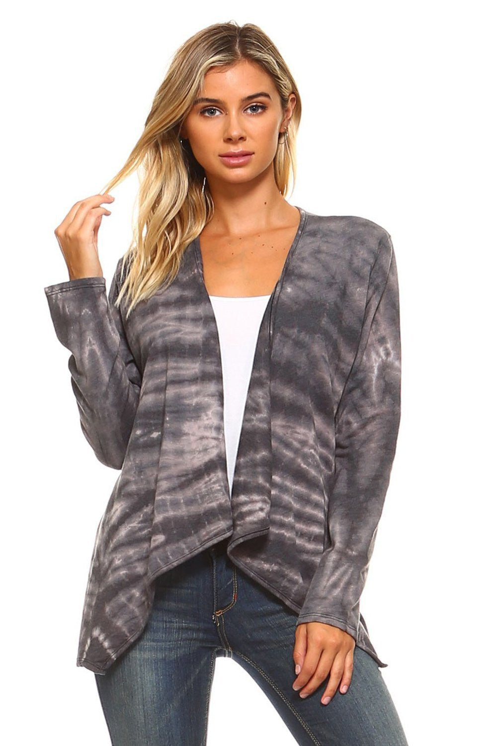 Women's Tie Dye Cardigan Long Sleeve Cardigan Jacket