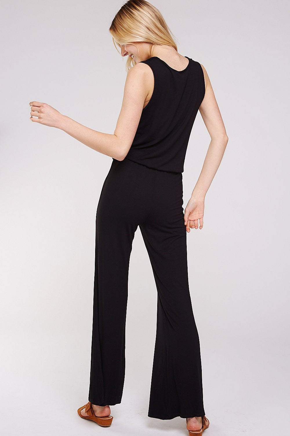 Women's Jumpsuits with Black Rayon Modal Classic
