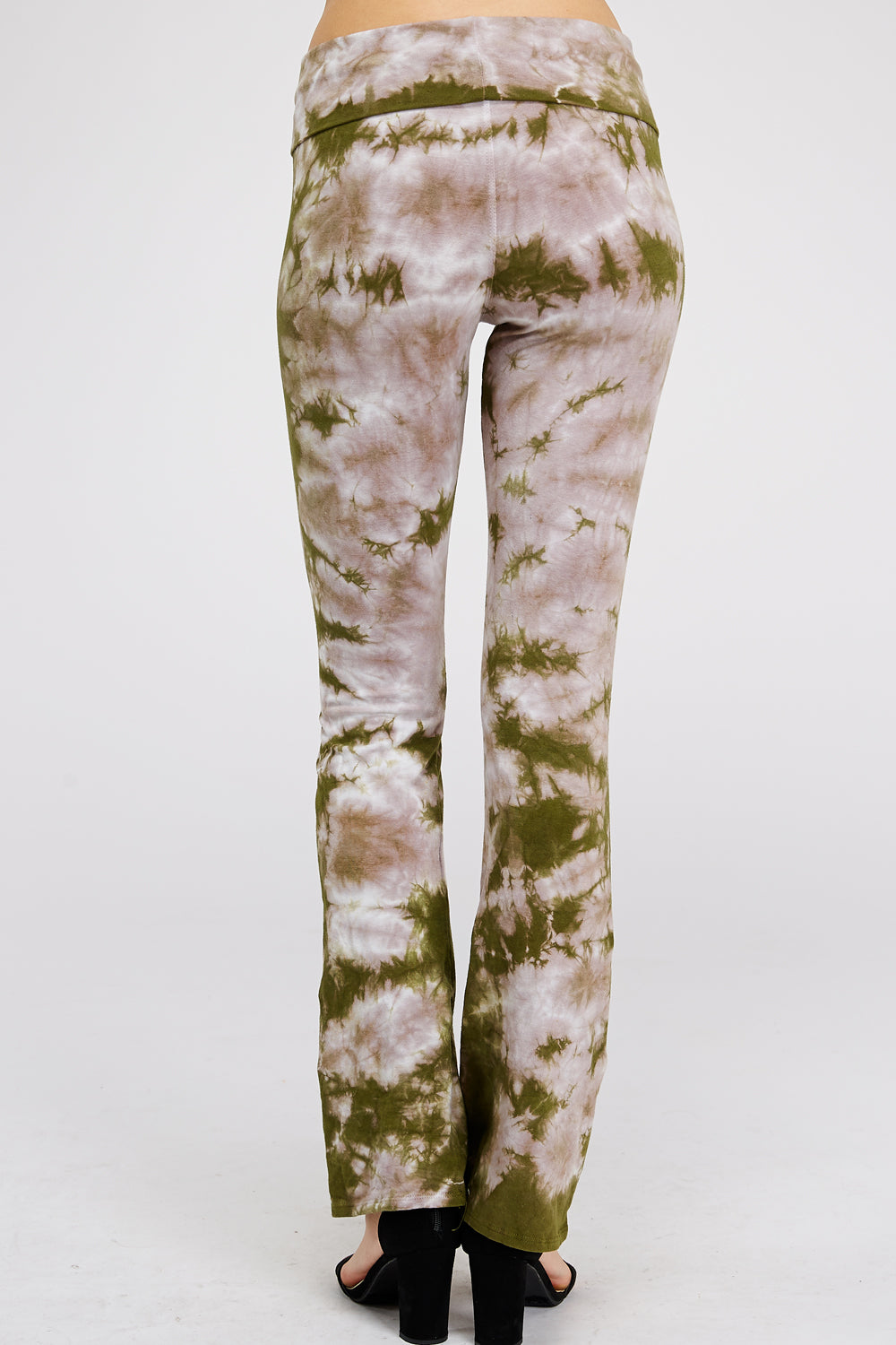 Camo Crystal Tie Dye Yoga Pants
