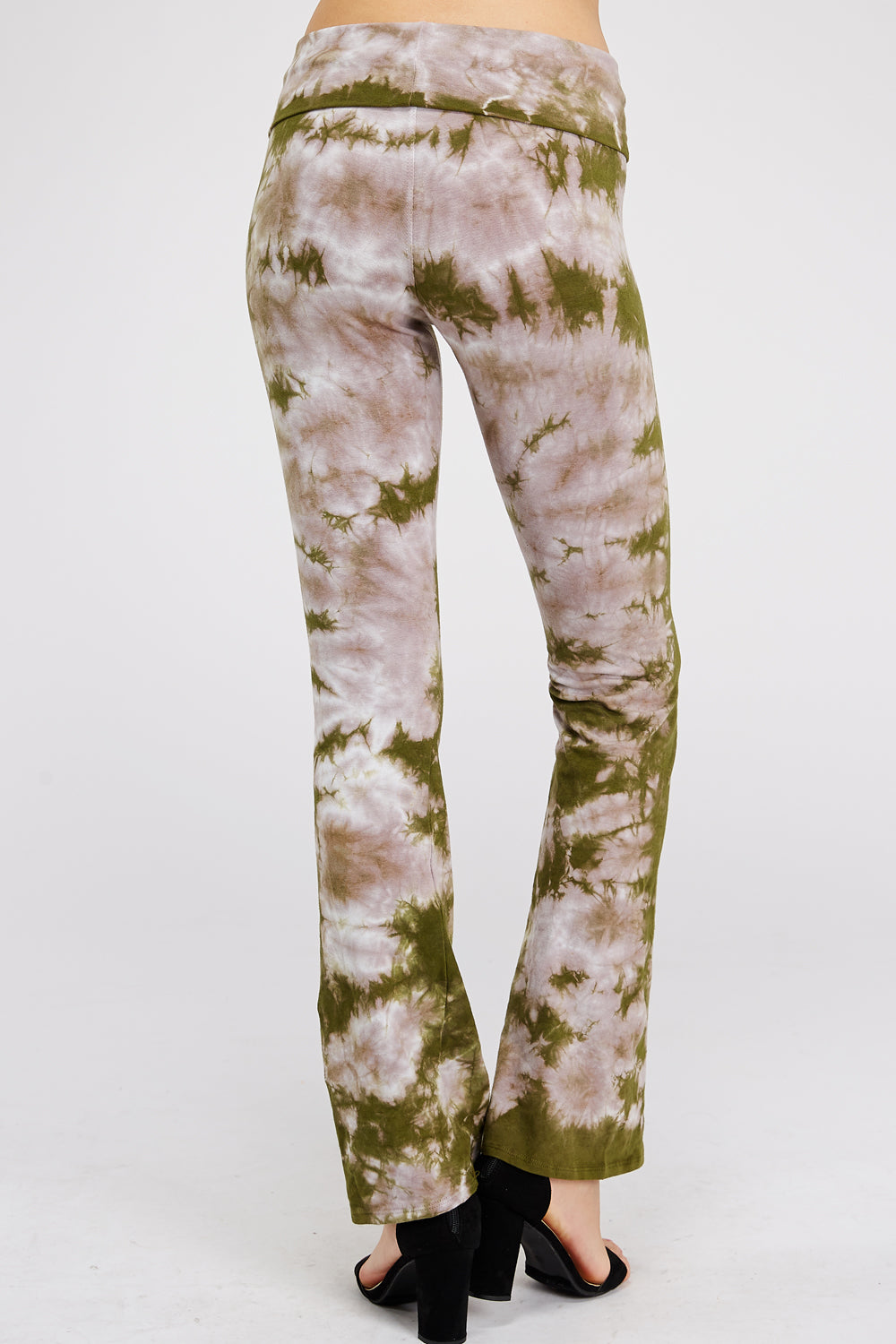 Camo Crystal Tie Dye Yoga Pants