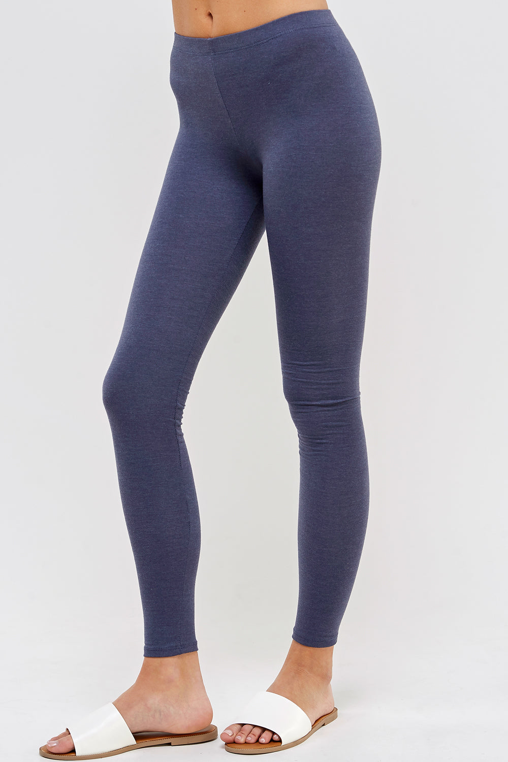 Women's Leggings - Urban X Solid Basic Cotton Pants
