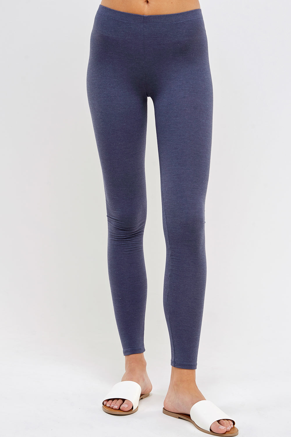Women's Leggings - Urban X Solid Basic Cotton Pants