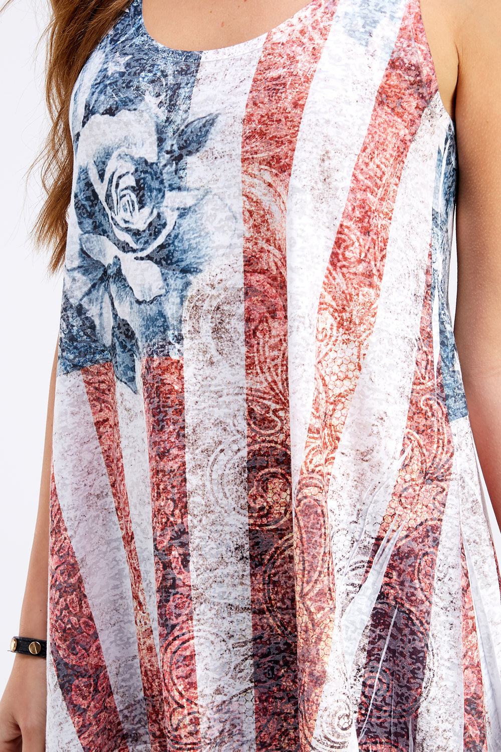 Rose Graphic Sublimated Tank Top