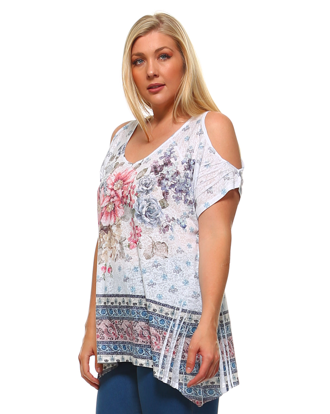 Floral Sublimated Tunic top
