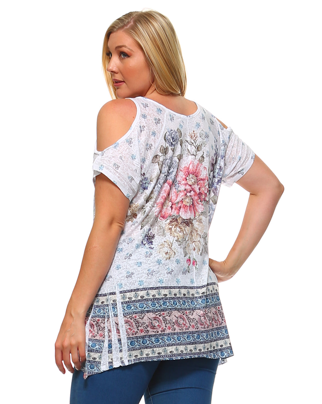 Floral Sublimated Tunic top