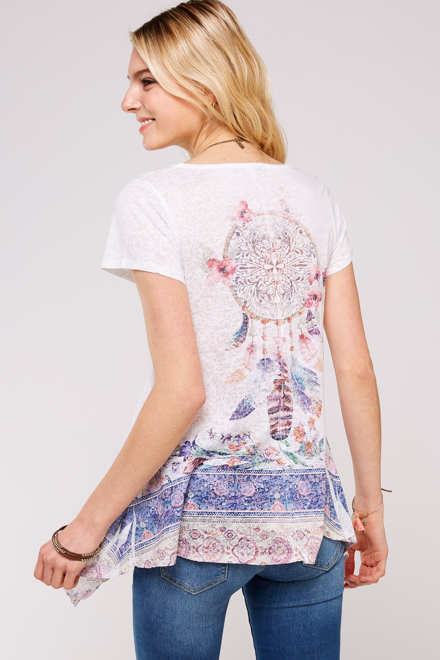 Sublimated Bohemian Dream catcher Tunic top