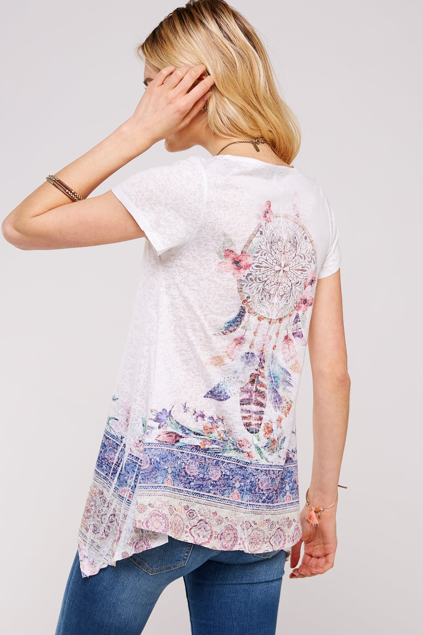Sublimated Bohemian Dream catcher Tunic top
