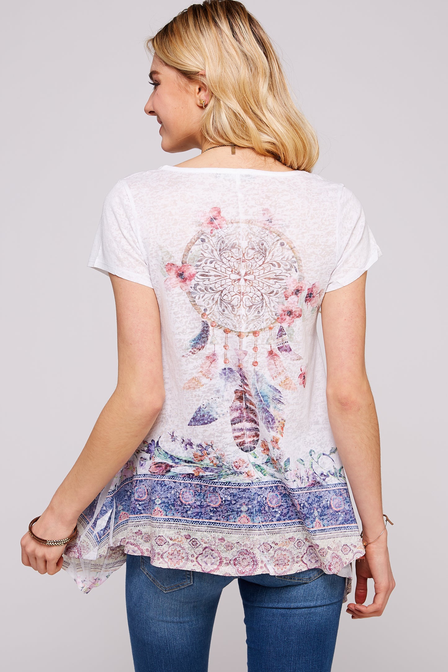 Sublimated Bohemian Dream catcher Tunic top