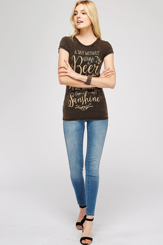 Short Sleeve Crew Neck With Classic Graphic Tee