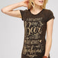 Short Sleeve Crew Neck With Classic Graphic Tee