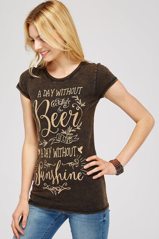Short Sleeve Crew Neck With Classic Graphic Tee