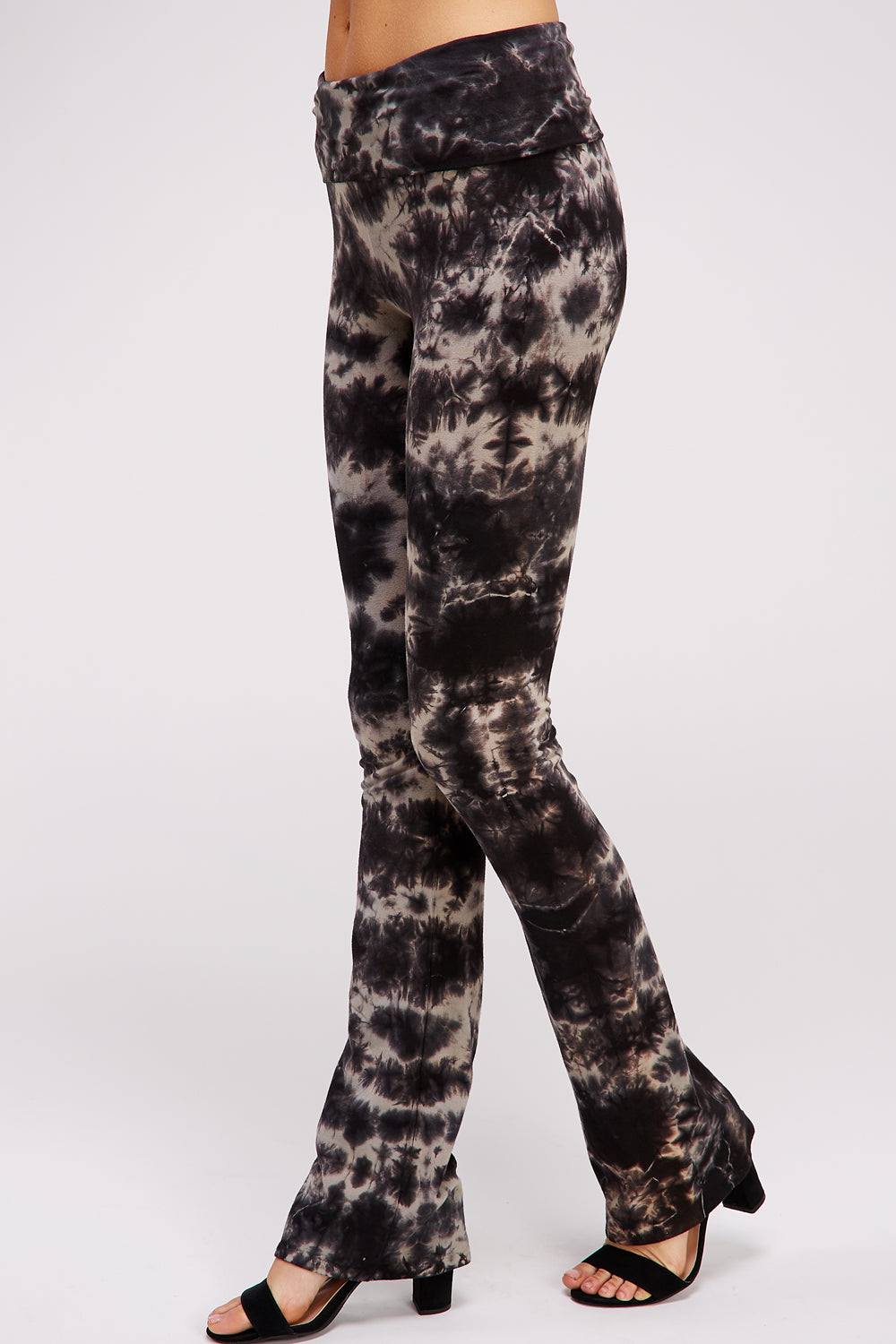 Tie Dye Yoga Pants - Chic Cotton w/ Elegant Crystal Cloud Tie Dye