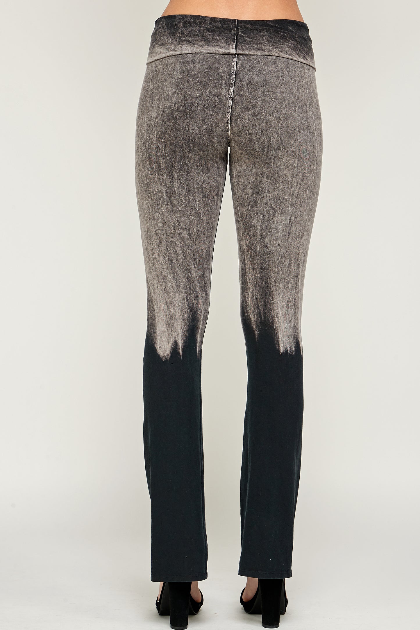 Tie dye Leggings for Women, Gym Leggings Wash Fold Over Waistband