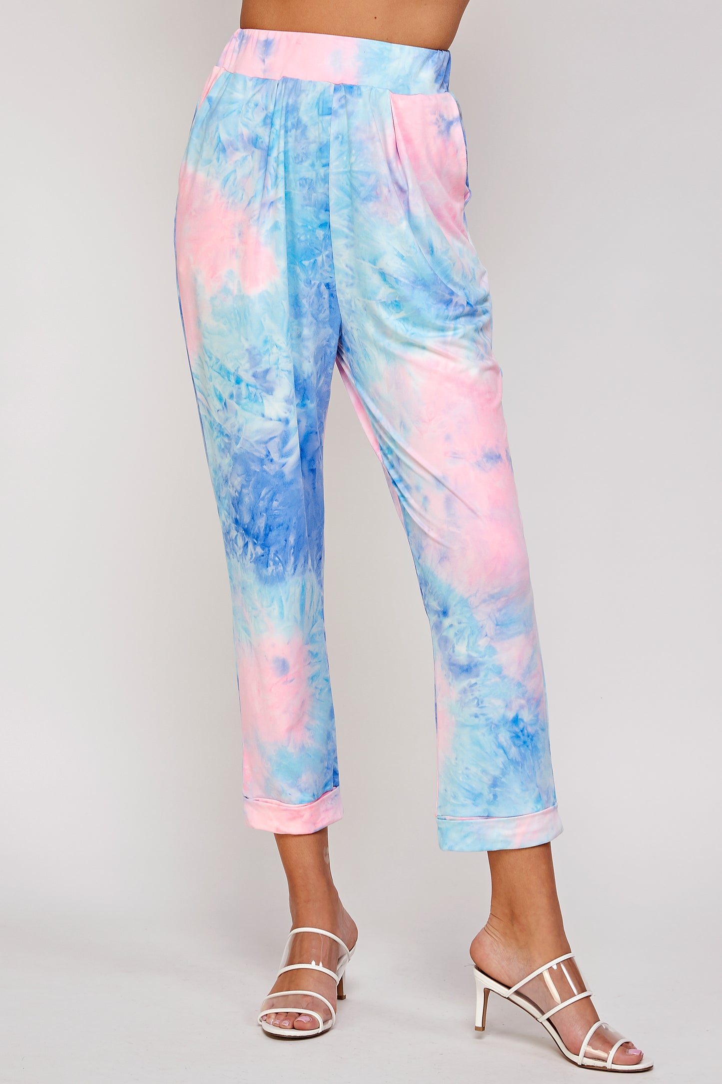 Tie Dye Pattern Harem Joggers