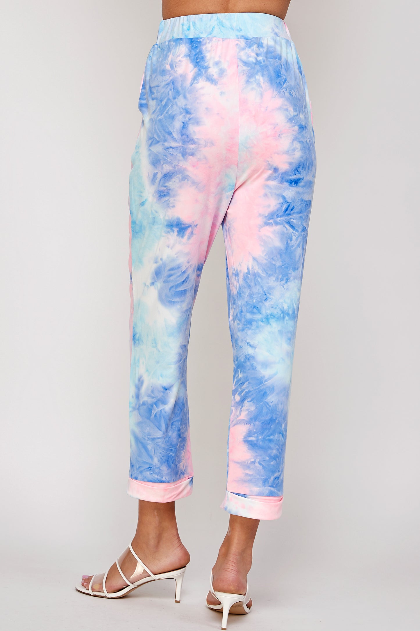 Tie Dye Pattern Harem Joggers