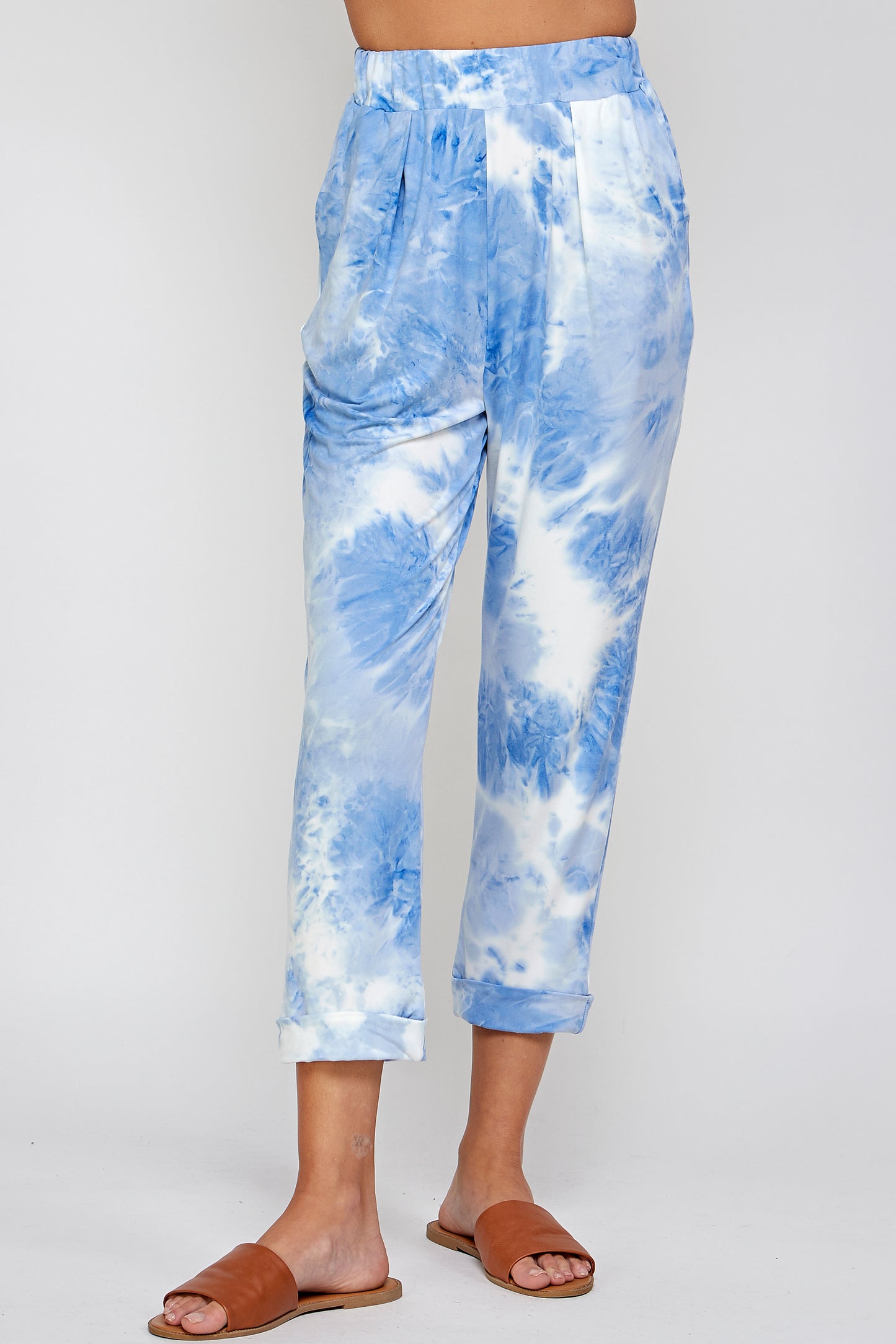 Tie Dye Pattern Harem Joggers
