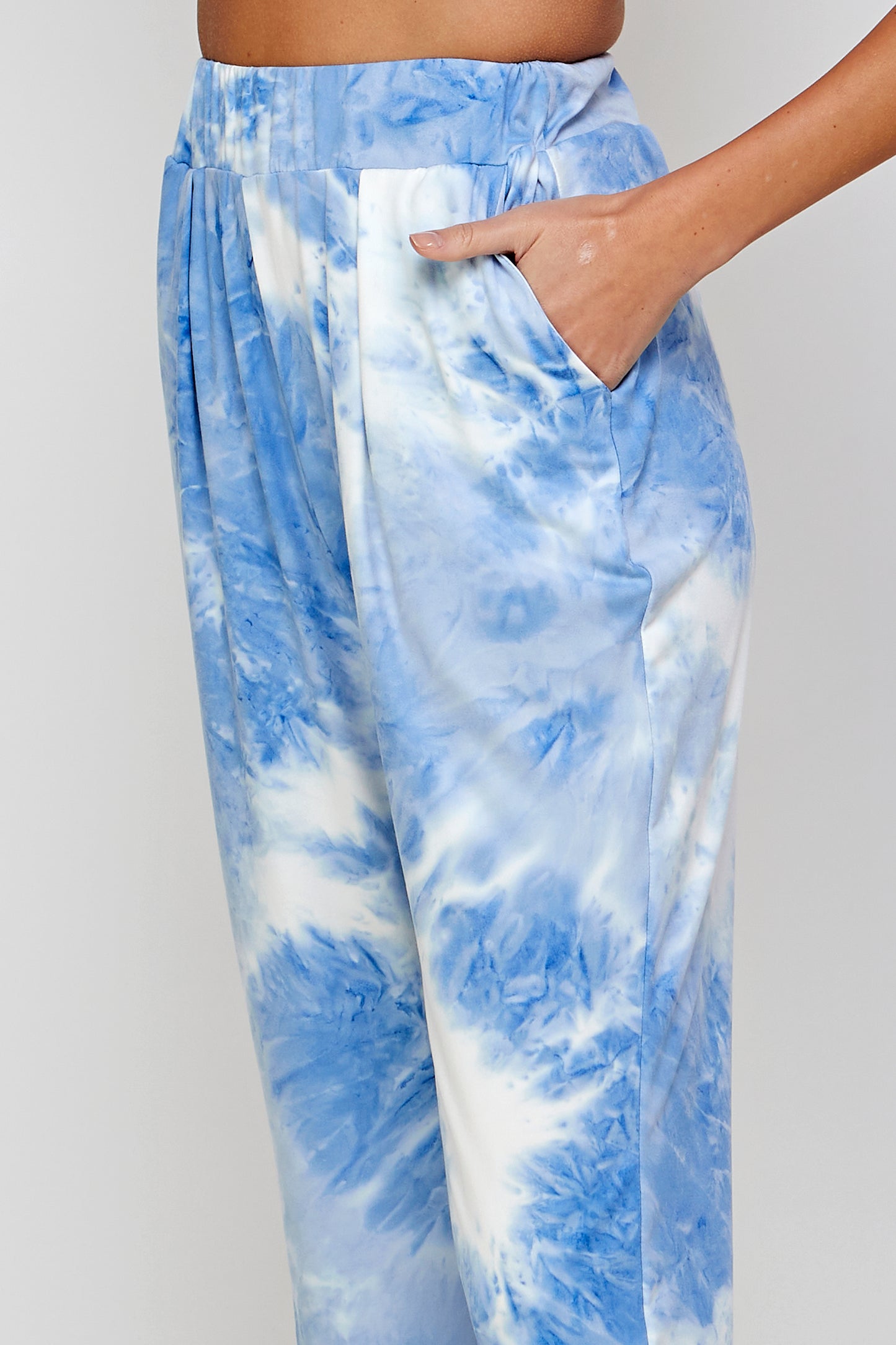 Tie Dye Pattern Harem Joggers