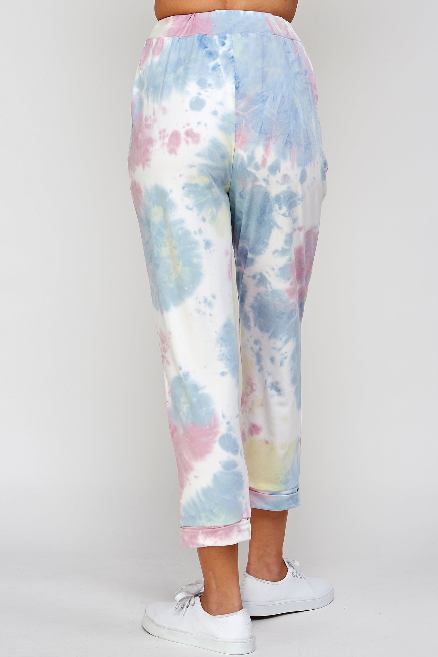 Tie Dye Pattern Harem Joggers