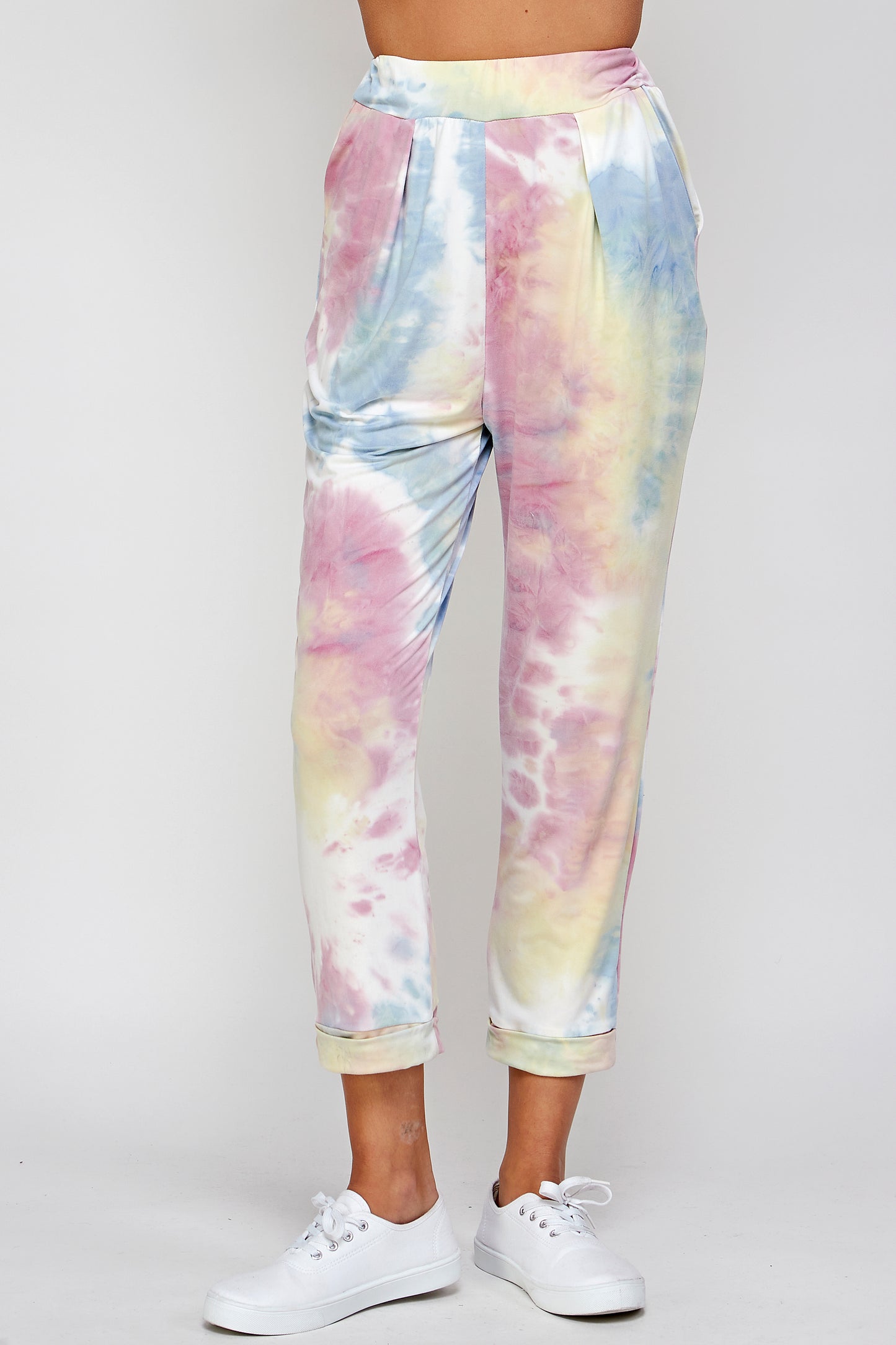 Tie Dye Pattern Harem Joggers