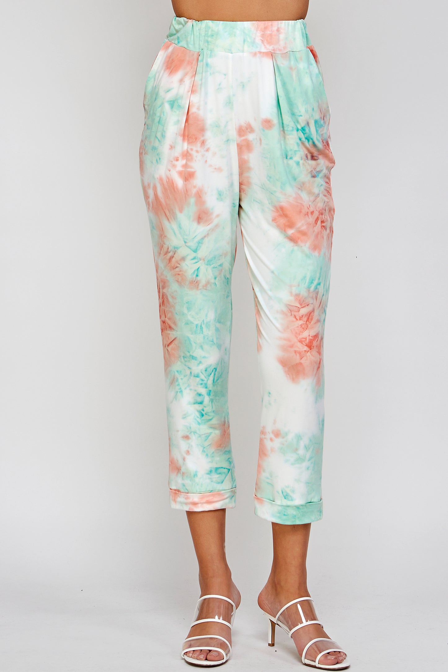 Tie Dye Pattern Harem Joggers