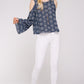 Bell Sleeve Cold Shoulder Tops