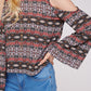 Bell Sleeve Cold Shoulder Tops
