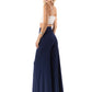 Slate Grey - High Waist Solid Palazzo Pants