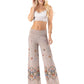 Regular & Plus Size Butterfly Print Palazzo Pants