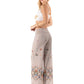 Regular & Plus Size Butterfly Print Palazzo Pants