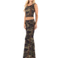 Army Green  Camo Print Wide Legs Palazzo Pants