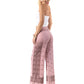 Pink Vintage Paisley Regular & Plus Palazzo Pants