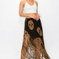 Asymmetric Women Fringe Skirt