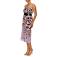 Asymmetric  Women Fringe Skirt - Sublimation Leopard Printed