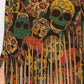 Sublimation Sugar Skull Printed Fringe Skirt for Women