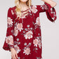 Tunic Dress with Flared Bell sleeves