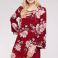Tunic Dress with Flared Bell sleeves