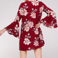 Tunic Dress with Flared Bell sleeves